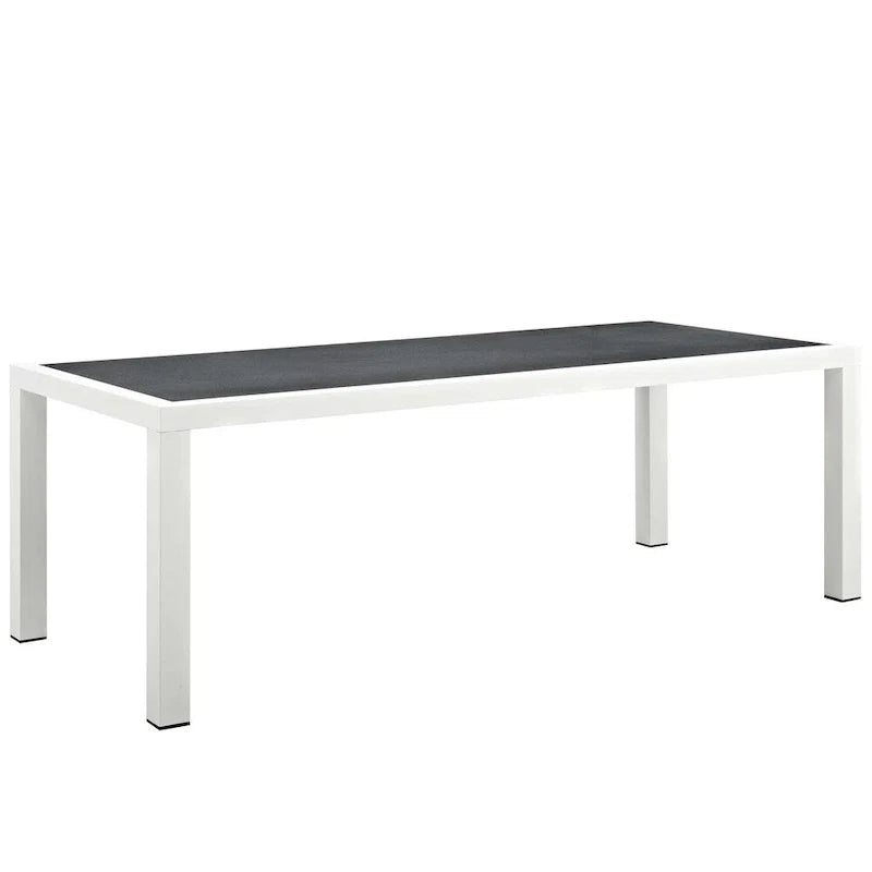 Stance 9 Piece Outdoor Patio Aluminum Dining Set - N/A
