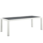 Stance 9 Piece Outdoor Patio Aluminum Dining Set - N/A