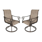 Textilene Swivel Chair for Terrace(set of 2)
