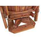 American Furniture Classics Model MM101 SOLID CEDAR ADIRONDACK Swivel Glider