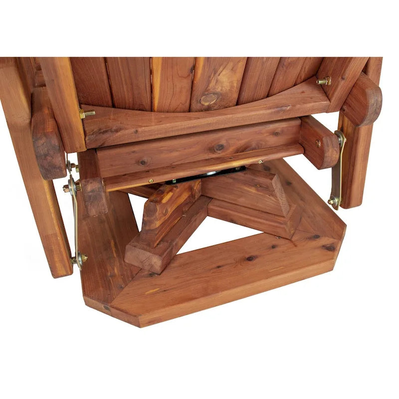 American Furniture Classics Model MM101 SOLID CEDAR ADIRONDACK Swivel Glider