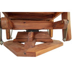 American Furniture Classics Model MM101 SOLID CEDAR ADIRONDACK Swivel Glider