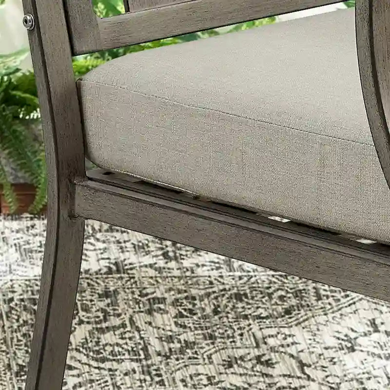 Outdoor Patio Arm Chairs for Lawn, Garden, Backyard (2 Pieces)