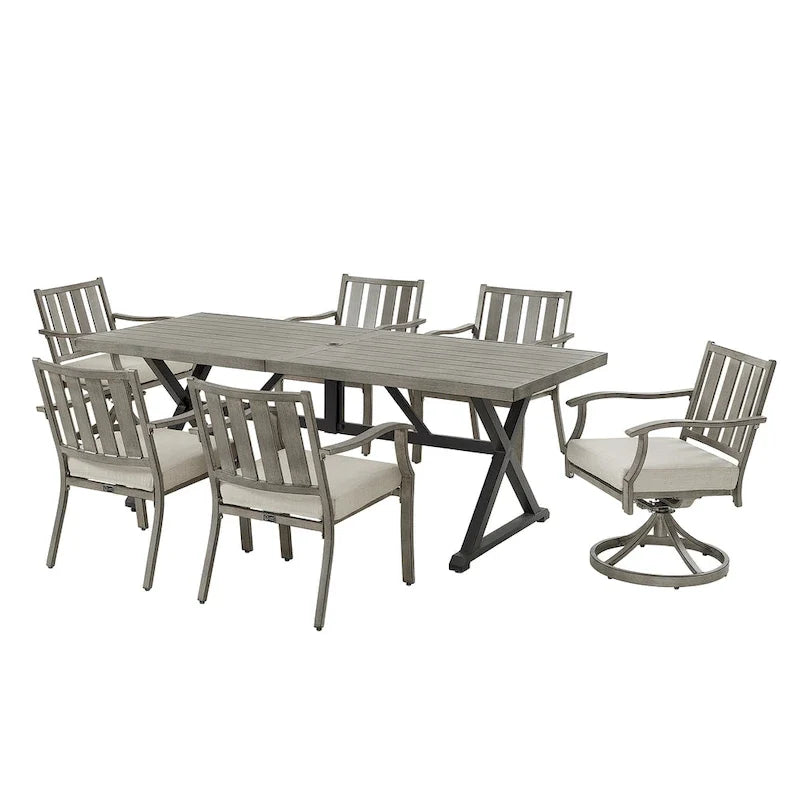Outdoor Patio Arm Chairs for Lawn, Garden, Backyard (2 Pieces)
