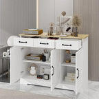 Storage buffet cabinet with 3 drawers and 3 doors