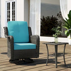 Outdoor Rattan Rocker Wicker Swivel Rocking Chair