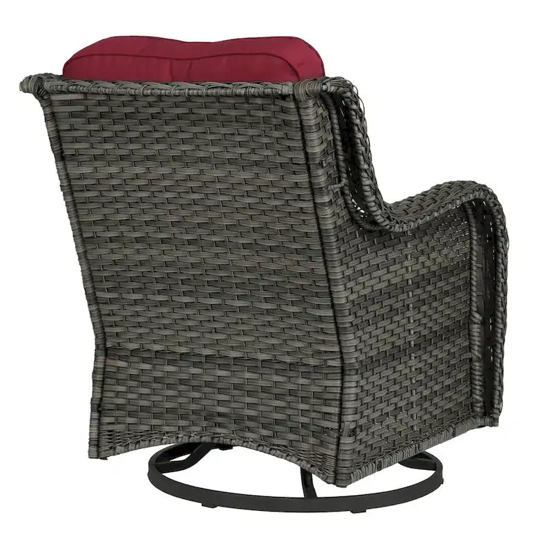 Outdoor Rattan Rocker Wicker Swivel Rocking Chair