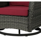 Outdoor Rattan Rocker Wicker Swivel Rocking Chair