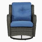Outdoor Rattan Rocker Wicker Swivel Rocking Chair