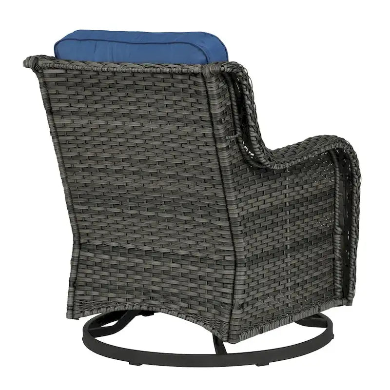 Outdoor Rattan Rocker Wicker Swivel Rocking Chair