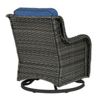 Outdoor Rattan Rocker Wicker Swivel Rocking Chair
