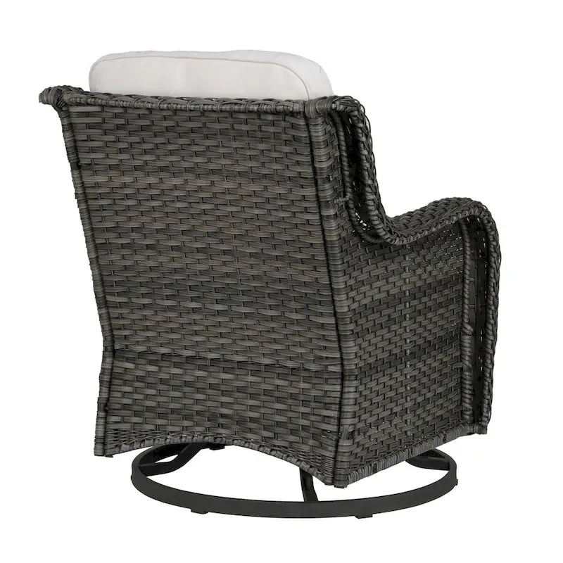 Outdoor Rattan Rocker Wicker Swivel Rocking Chair
