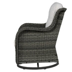 Outdoor Rattan Rocker Wicker Swivel Rocking Chair