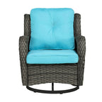 Outdoor Rattan Rocker Wicker Swivel Rocking Chair