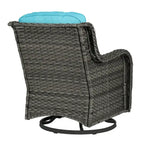 Outdoor Rattan Rocker Wicker Swivel Rocking Chair
