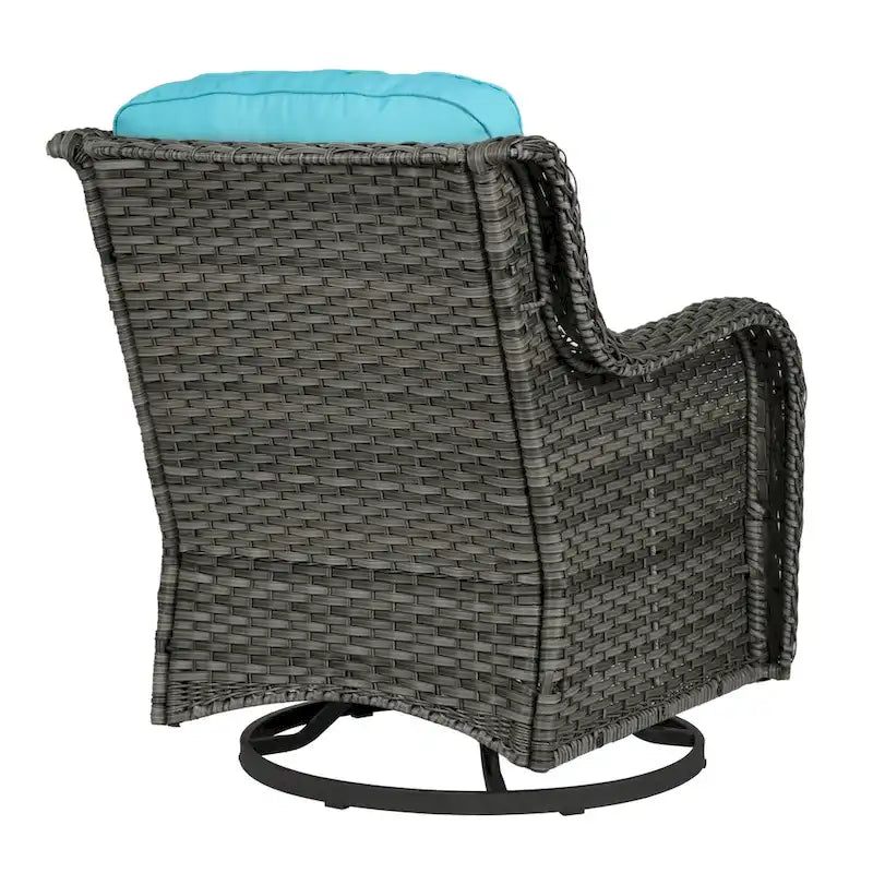 Outdoor Rattan Rocker Wicker Swivel Rocking Chair