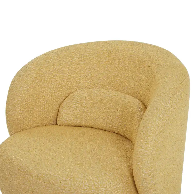 Roomfitters 360-Degree Swivel Sherpa Accent Chair with Toss Pillows - Modern Barrel Chair for Home Office, Living Room, Bedroom