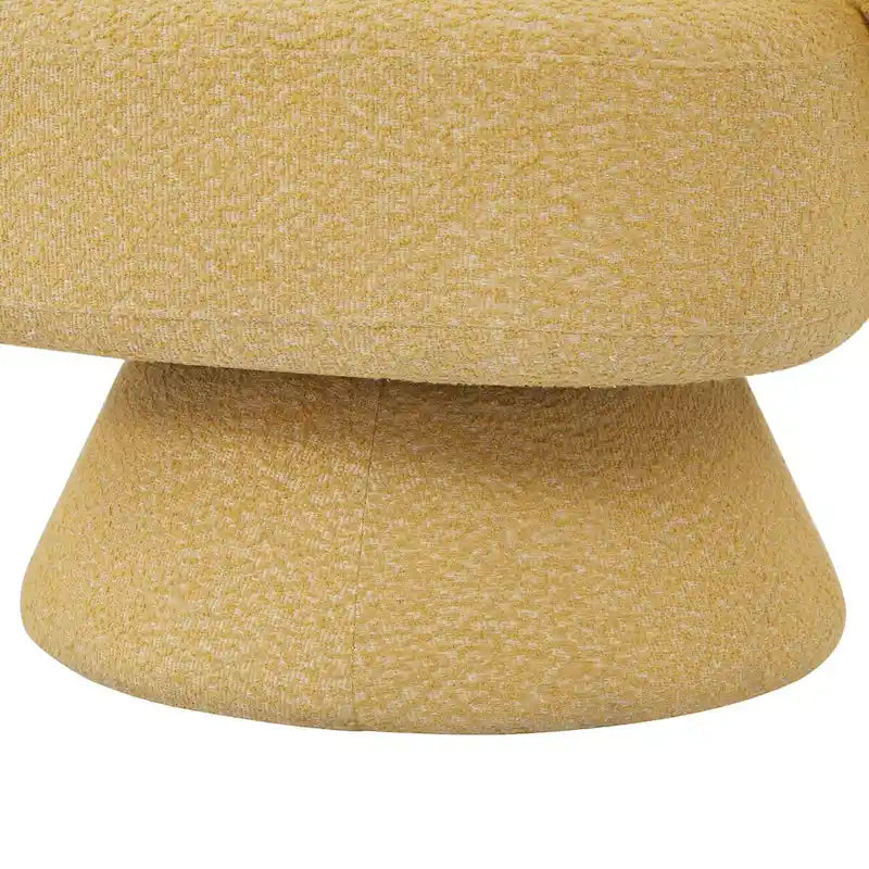 Roomfitters 360-Degree Swivel Sherpa Accent Chair with Toss Pillows - Modern Barrel Chair for Home Office, Living Room, Bedroom